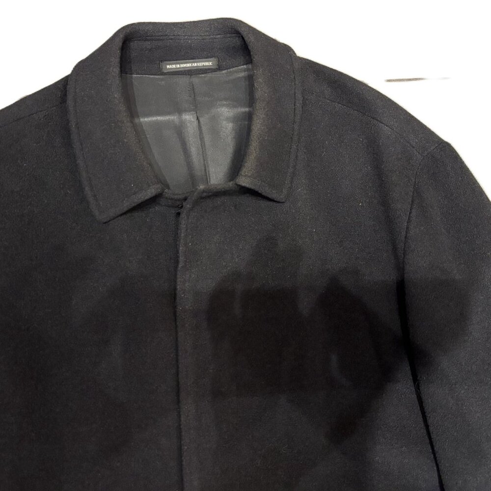 Lauren Ralph Lauren Men's Peacoat Sz 50L Black Wool Peacoat Classic